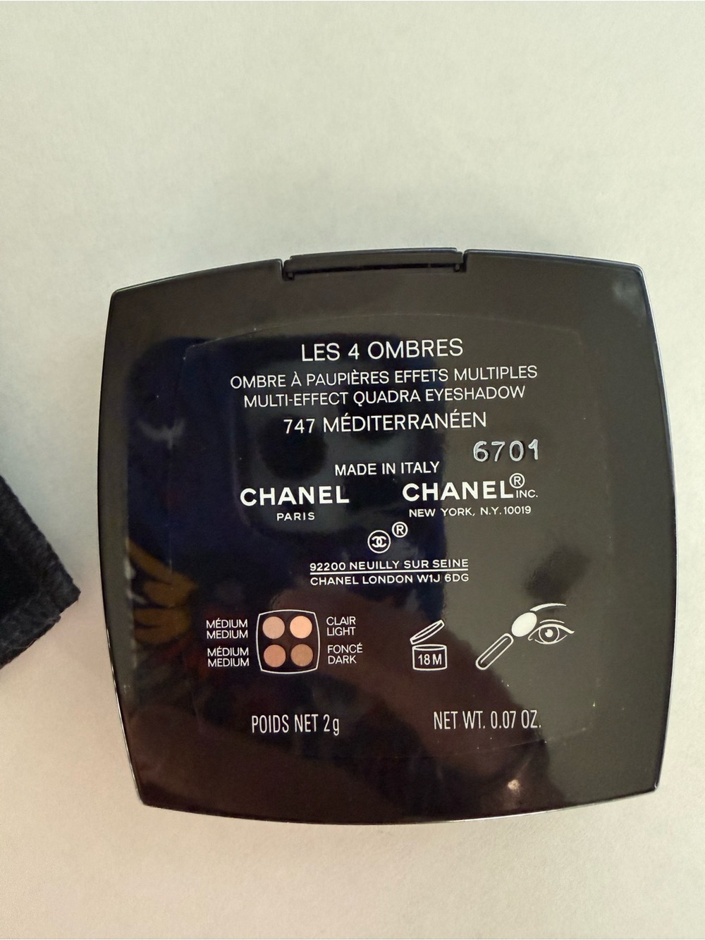Chanel Les 4 Ombres 747 Mediterraneen Eye quad - Picture 5 of 7